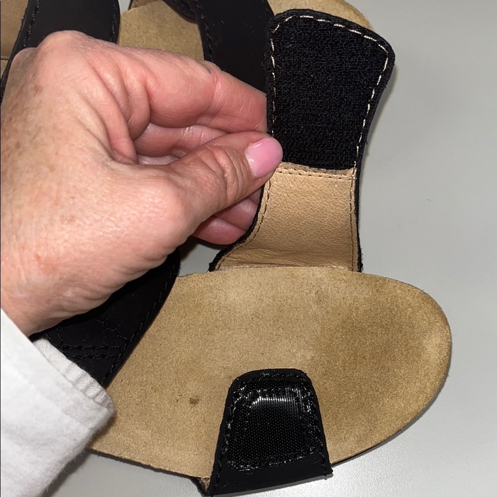 Dansko Black Women's leather upper Sandals size 38 - Picture 7 of 8